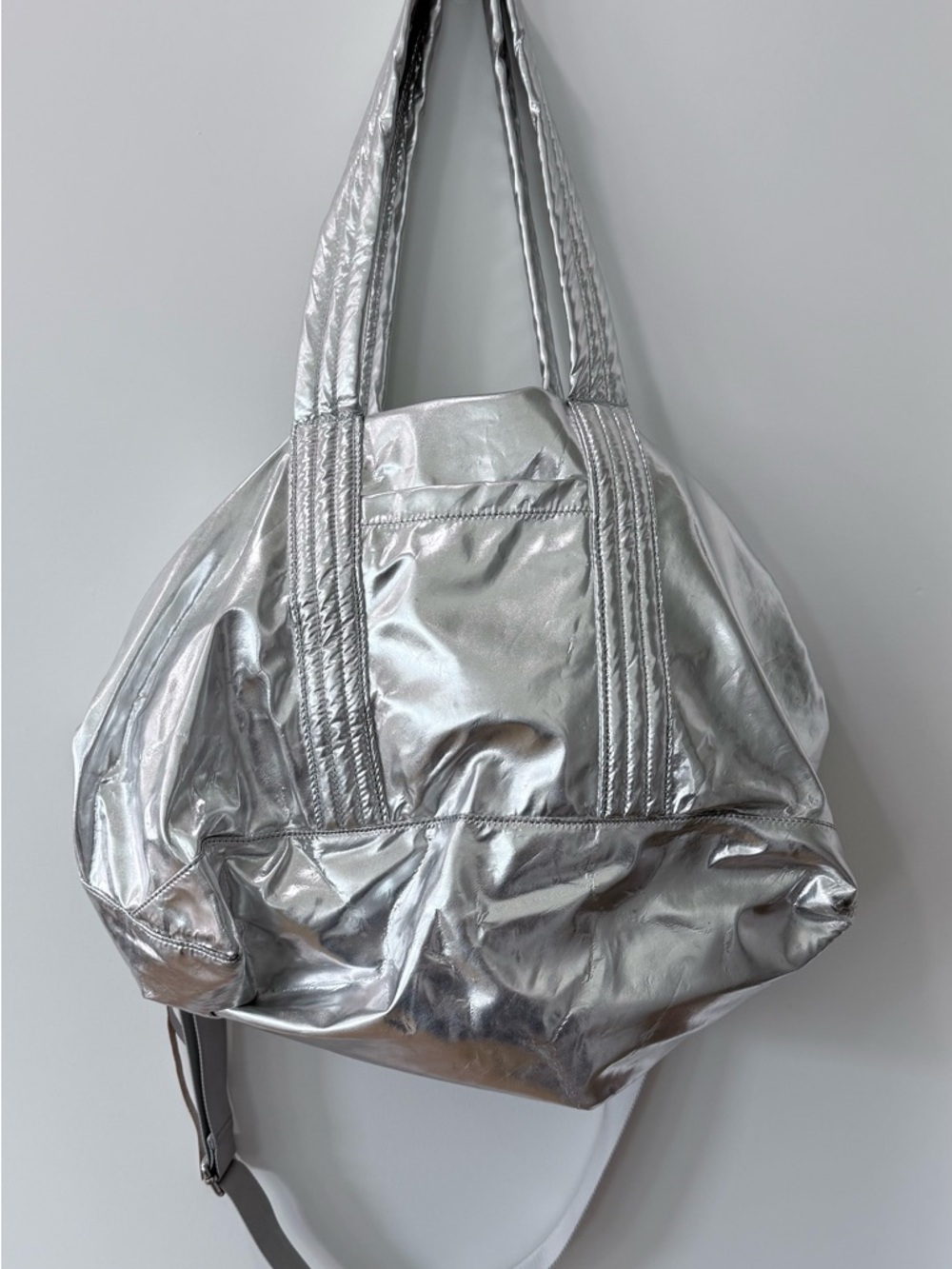 Rebecca Minkoff Metallic Silver Travel / Tote